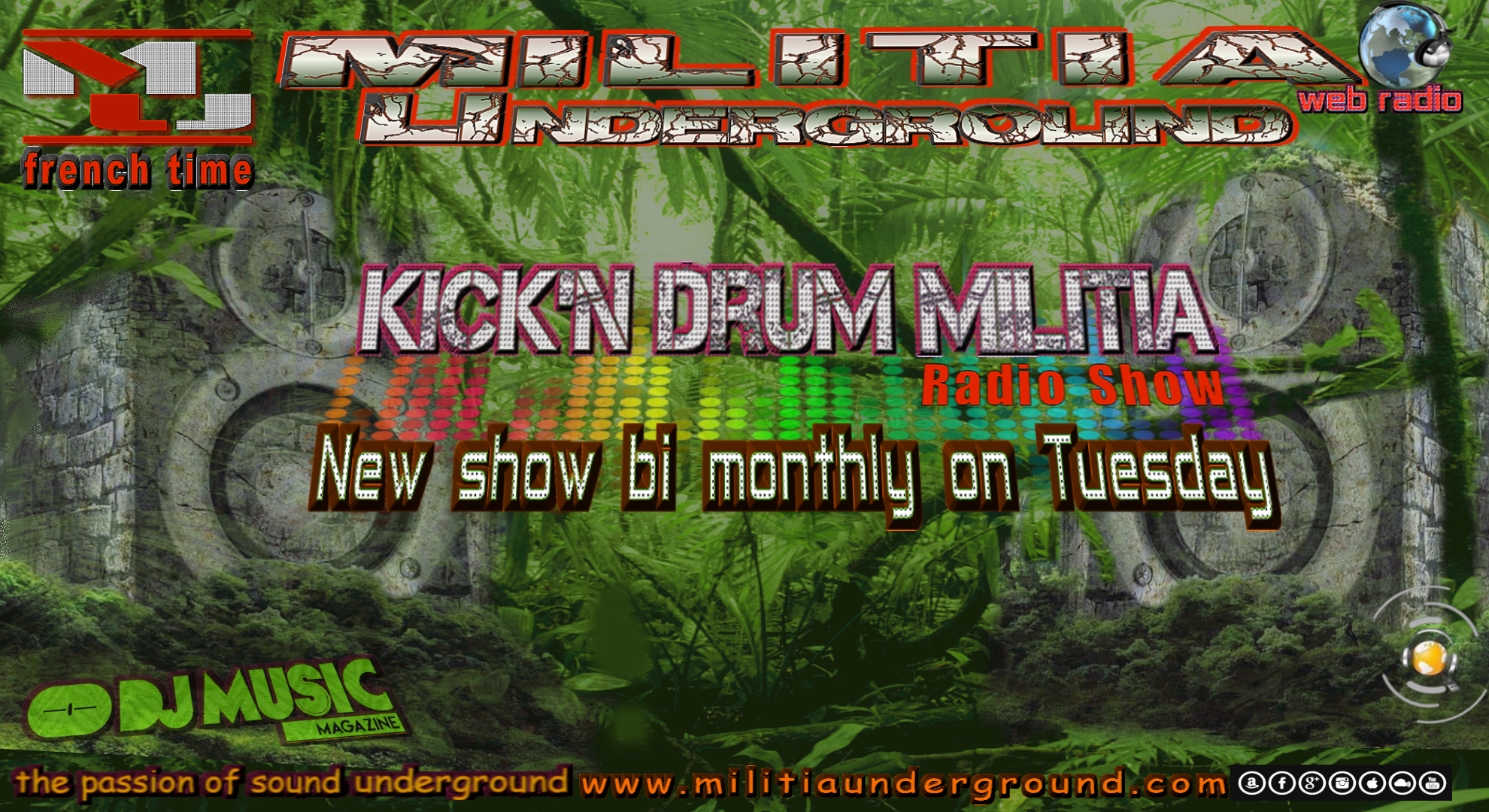 Kick'N Drum MILITIA Radio Show